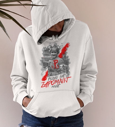 Damska bluza z kapturem POLSKO NIE ZAPOMNIJ MNIE